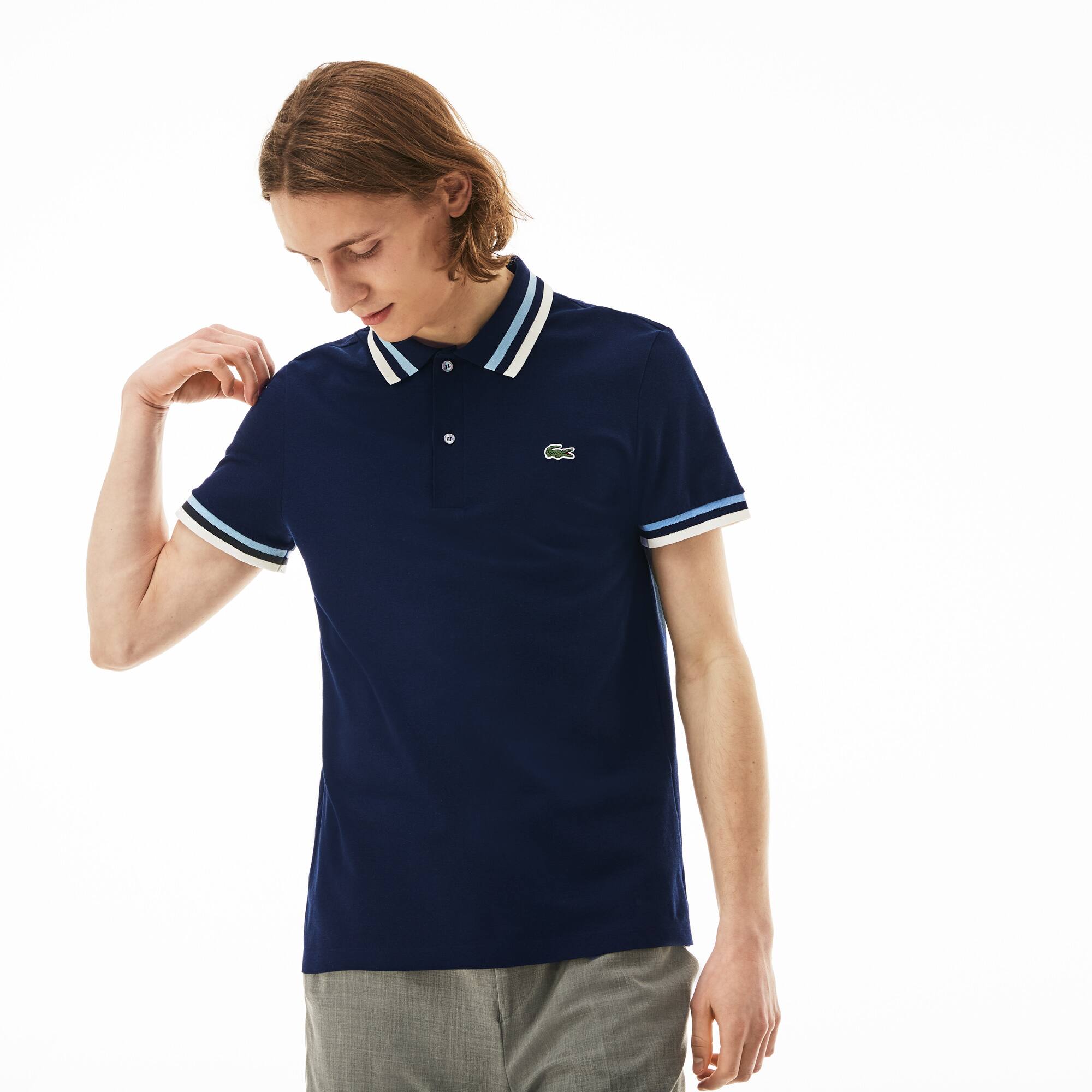 Men's Lacoste MADE IN FRANCE Regular Fit Technical PiquÃ© Polo Shirt | LACOSTE