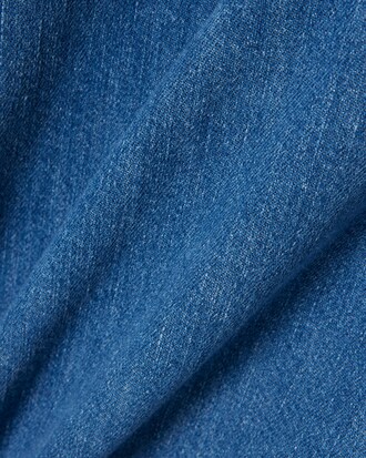 Oversized Lightweight Denim Polo Shirt