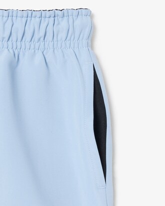 Monochrome Lined Swim Trunks