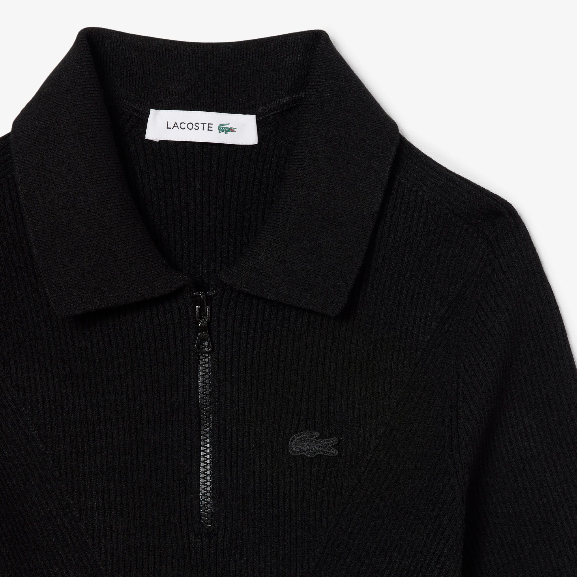 3D Ribbed Knit Polo Shirt - Women's Knitwear - New In 2025