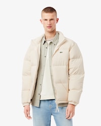 Water-Repellent Hooded Down Jacket