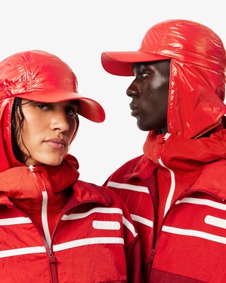 Runway Glossy Taffeta Sahara Cap