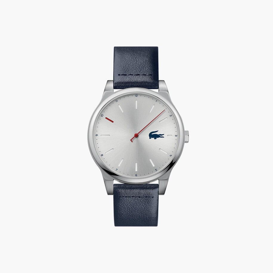 Gents Kyoto Watch With Blue Leather Strap | LACOSTE