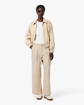 Wide Fit Stretch Gabardine Chino Pants