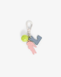 Tennis Ball Crocodile L Charms Key Ring