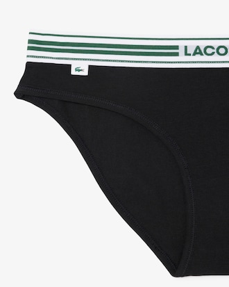 Contrast Waist Stretch Cotton Briefs