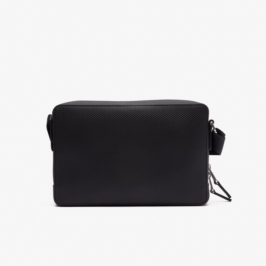 Unisex Chantaco Matte Stitched Leather Zippered Crossbody Bag Men's