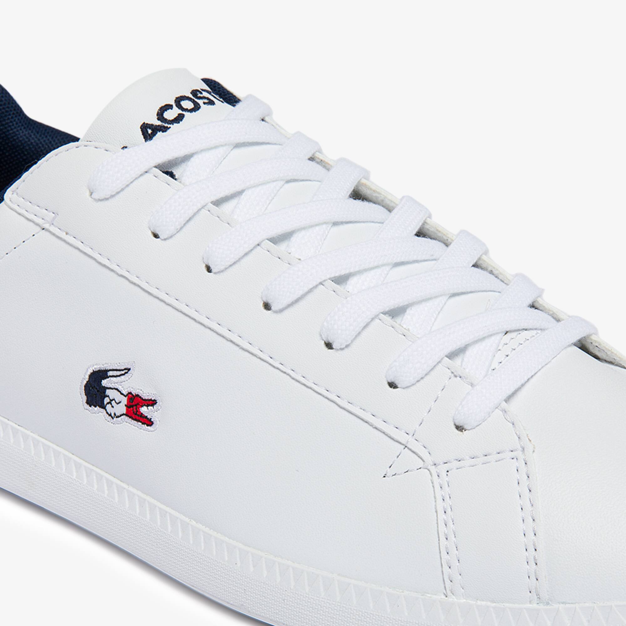 lacoste graduate leather low profile sneaker