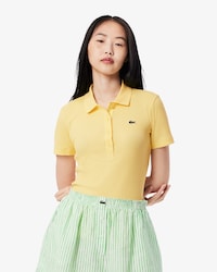 Slim Fit L.12.D Ribbed Cotton Polo Shirt