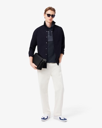 Regular Fit Colour-Block Piqu&eacute; Polo Shirt
