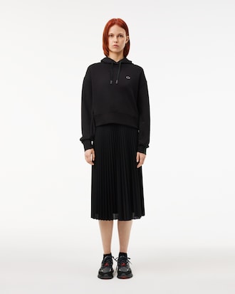 Elastic Waist Fluid Pleated Skirt