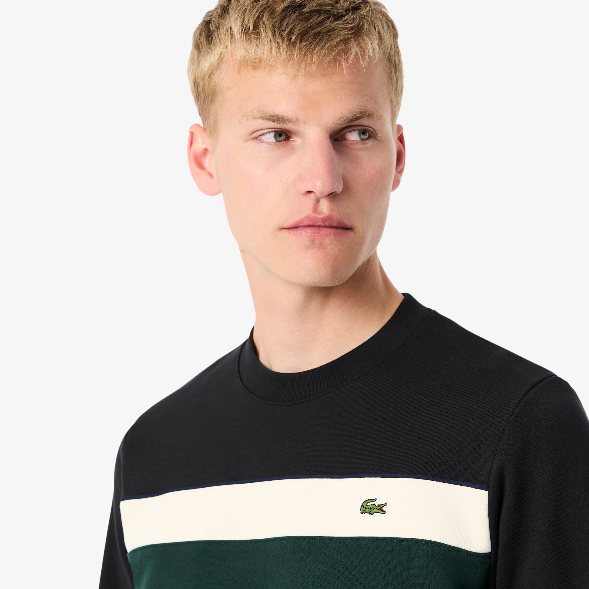 Colour-Block Fleece Sweatshirt - Men's Sweatshirts - New In 2026