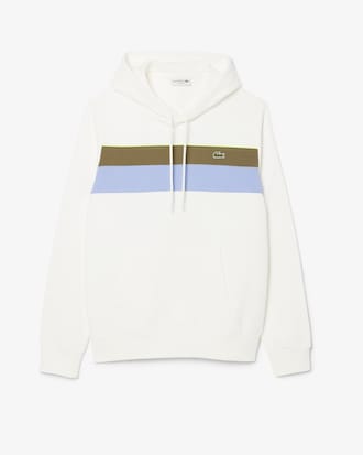 Colour-Block Fleece Hoodie