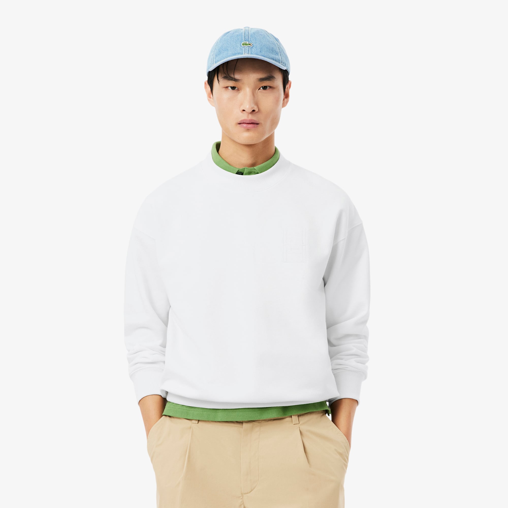 Embroidered Fleece Sweatshirt - Men's Sweatshirts - New In 2026