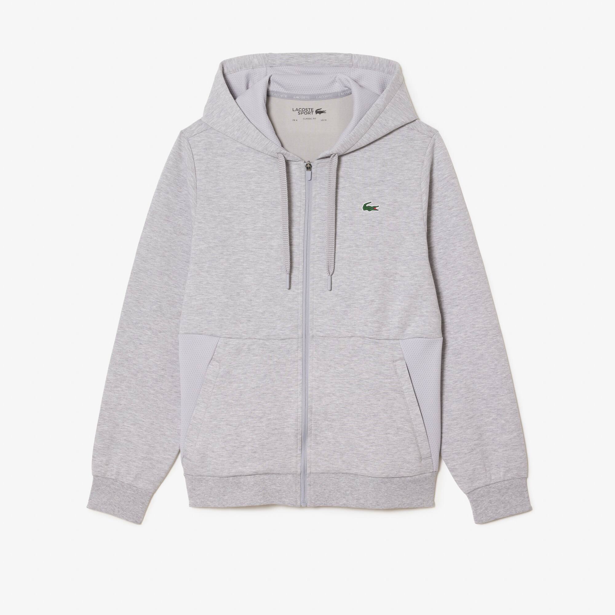 Men's Lacoste SPORT Mesh Panels Hoodie 