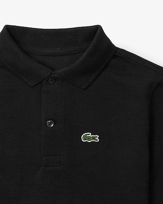 Long Sleeved Petit Piqu&eacute; Polo Shirt