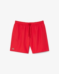 Mid Length Monochrome Swim Trunks