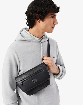 Mini Monogram Leather Messenger Bag