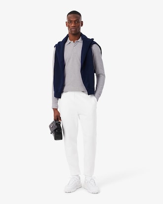 Classic Fit Long Sleeved L.12.12 Polo Shirt