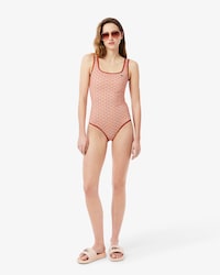 Printed One Piece Swimsuit
