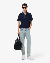 Regular Fit Paris Stretch Piqu&eacute; Polo Shirt