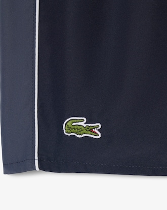 Mid Length Colorblock Swim Trunks