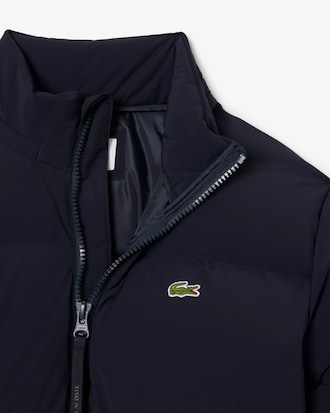 Water-Repellent Hooded Down Jacket