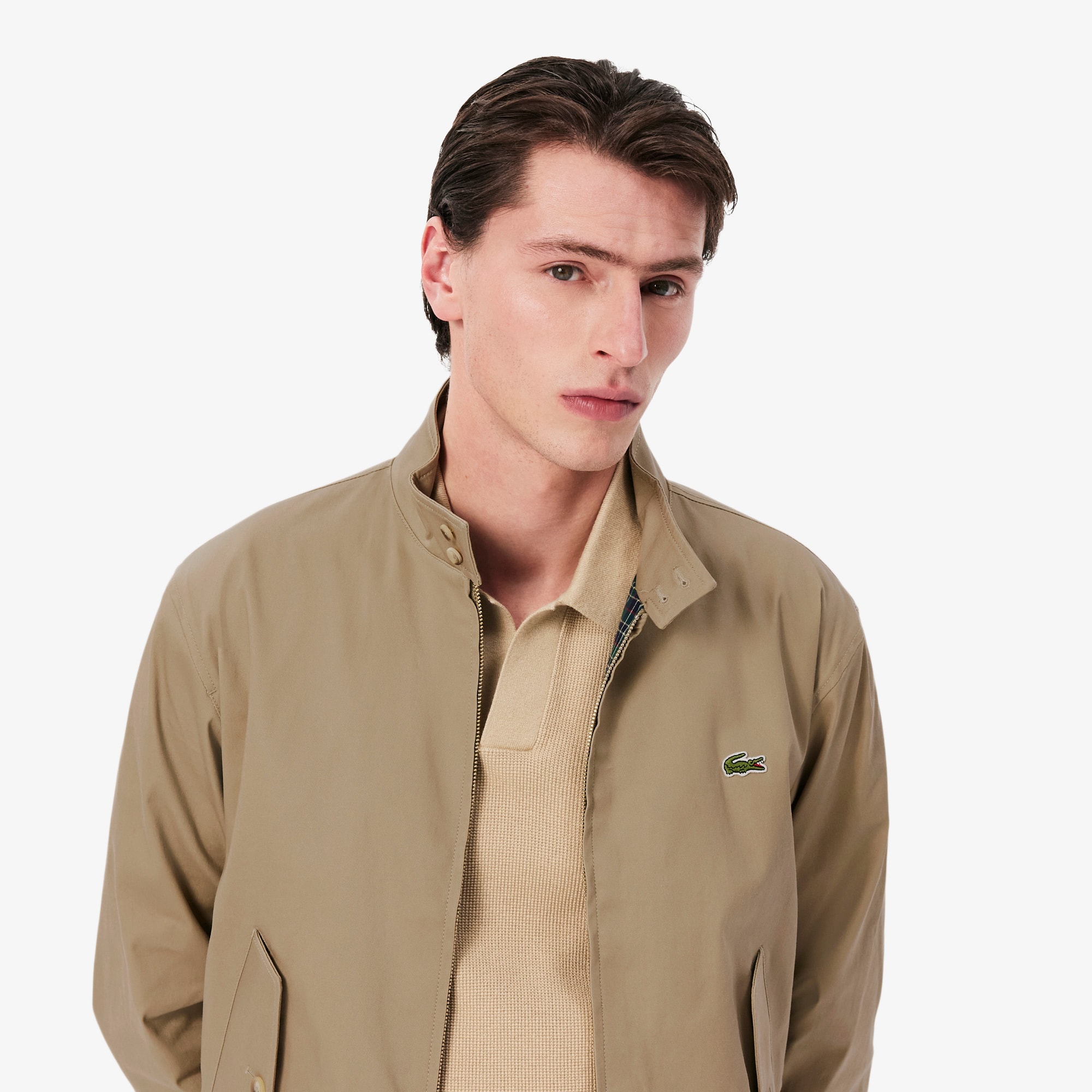 Water-Repellent Twill Harrington Jacket - Men's Jackets & Coats