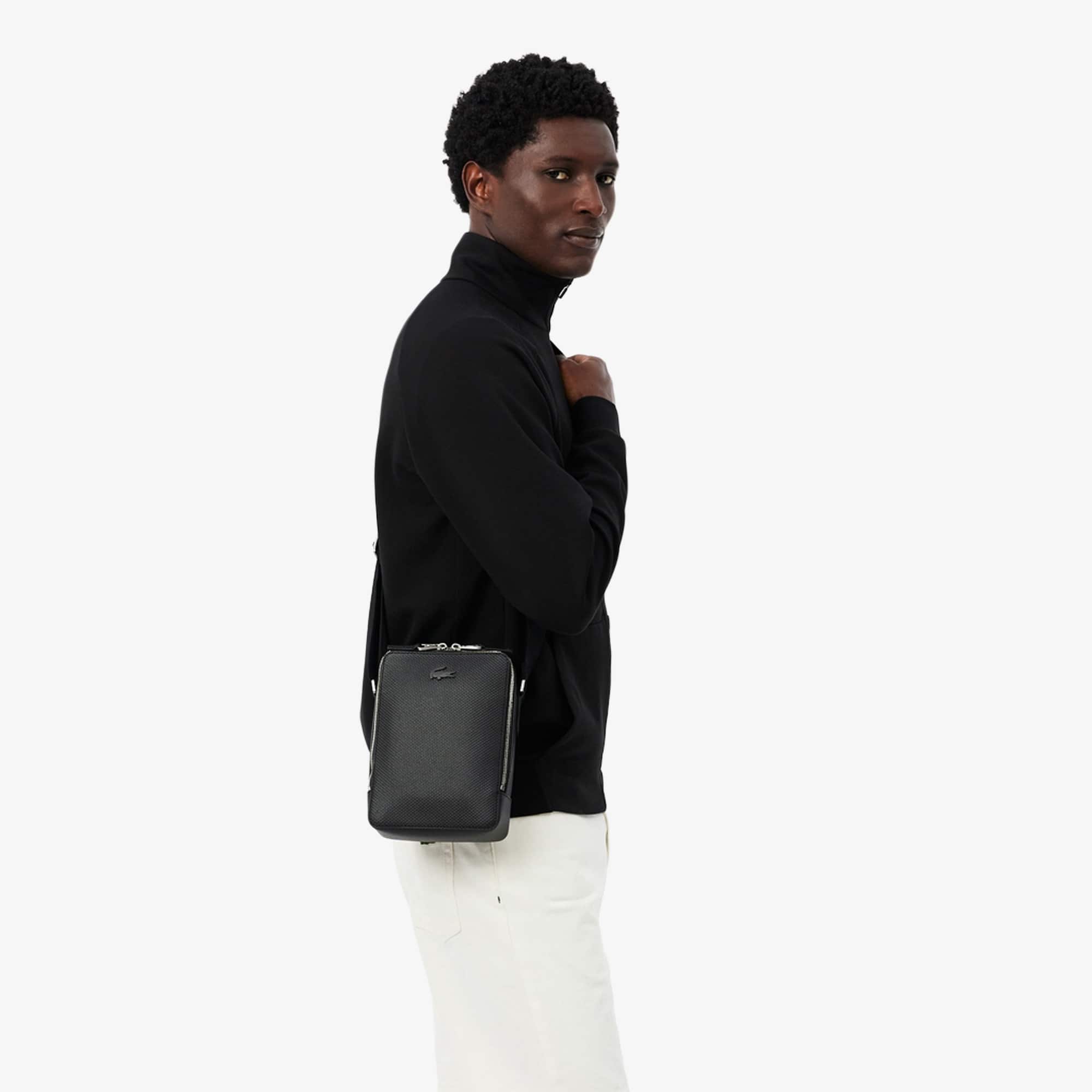 Chantaco Piqué Leather Shoulder Bag - Men's Vertical Bags - New In