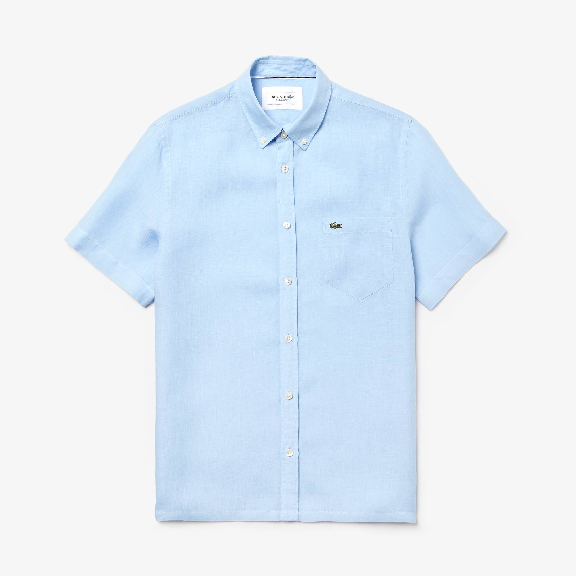 Chemise lacoste homme manches courtes clearance