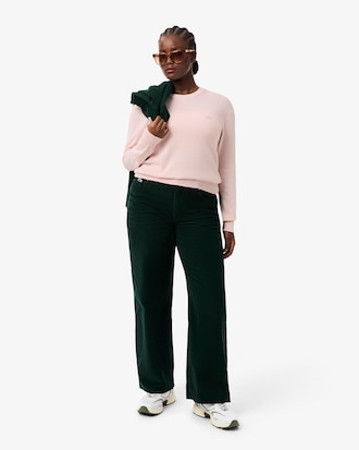 3D Knit Crew Neck Sweater