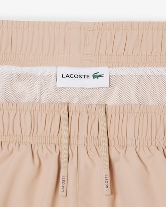 Mid Length Colorblock Swim Trunks