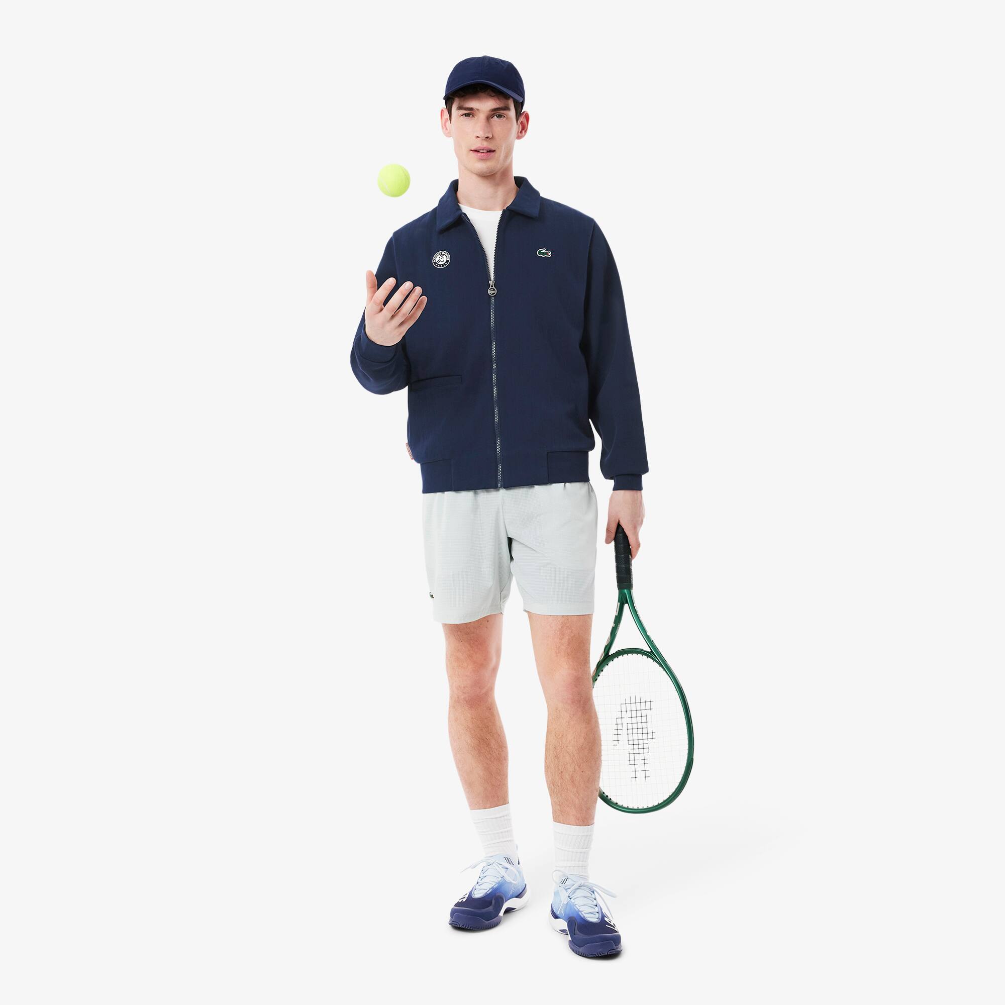 ROLAND GARROS ナイロンジャケット ホワイト/ネイビー ROLAND GARROS ナイロンジャケット ホワイト/ネイビー ROLAND