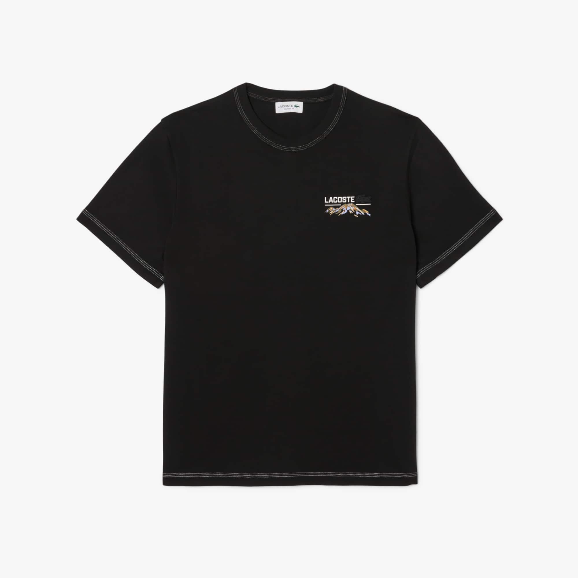 Tシャツ・カットソー LACOSTE Men T-shirt Black TH7318 031 Lacoste Classic Men's T-Shirt Black TH7318-00-031 | FOOTDISTRICT