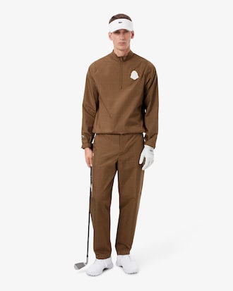 Water-Repellent Plaid Golf Pants