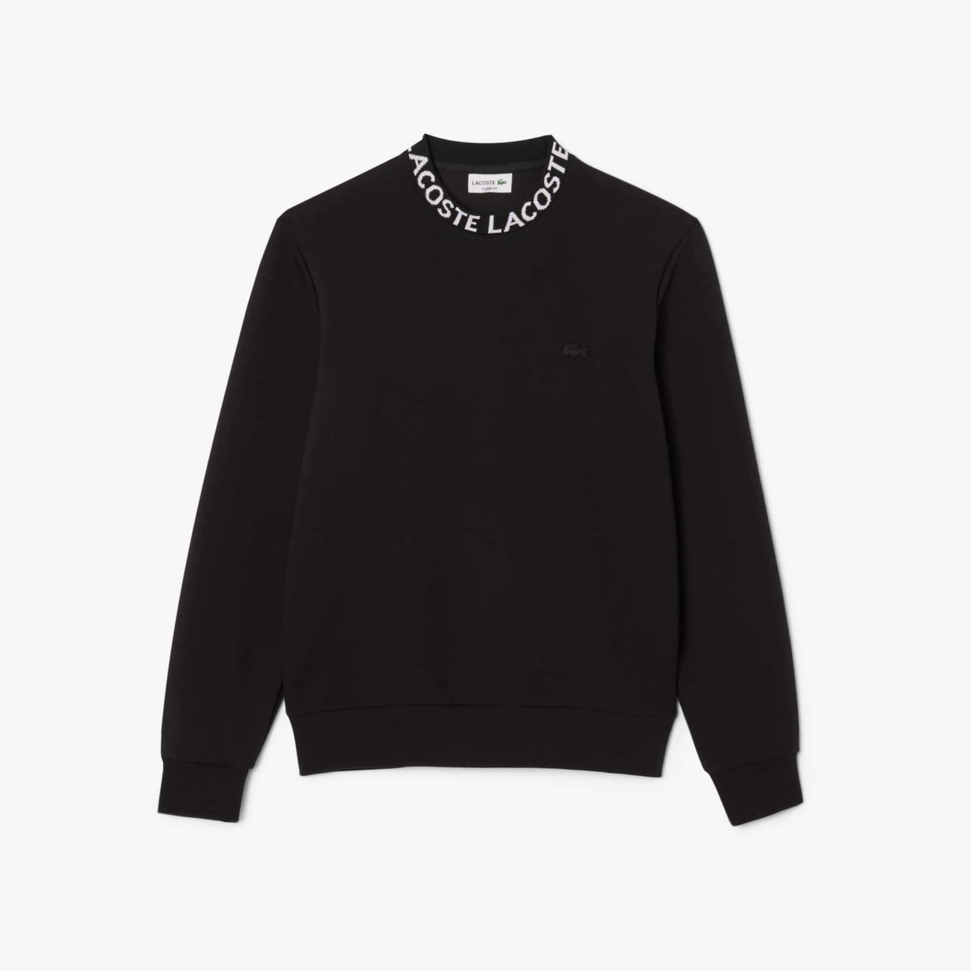 Jacquard Branded Jersey Sweatshirt - Men's Sweatshirts - New In