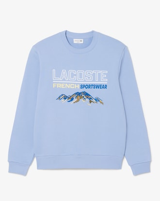 Embroidered Motif Fleece Sweatshirt