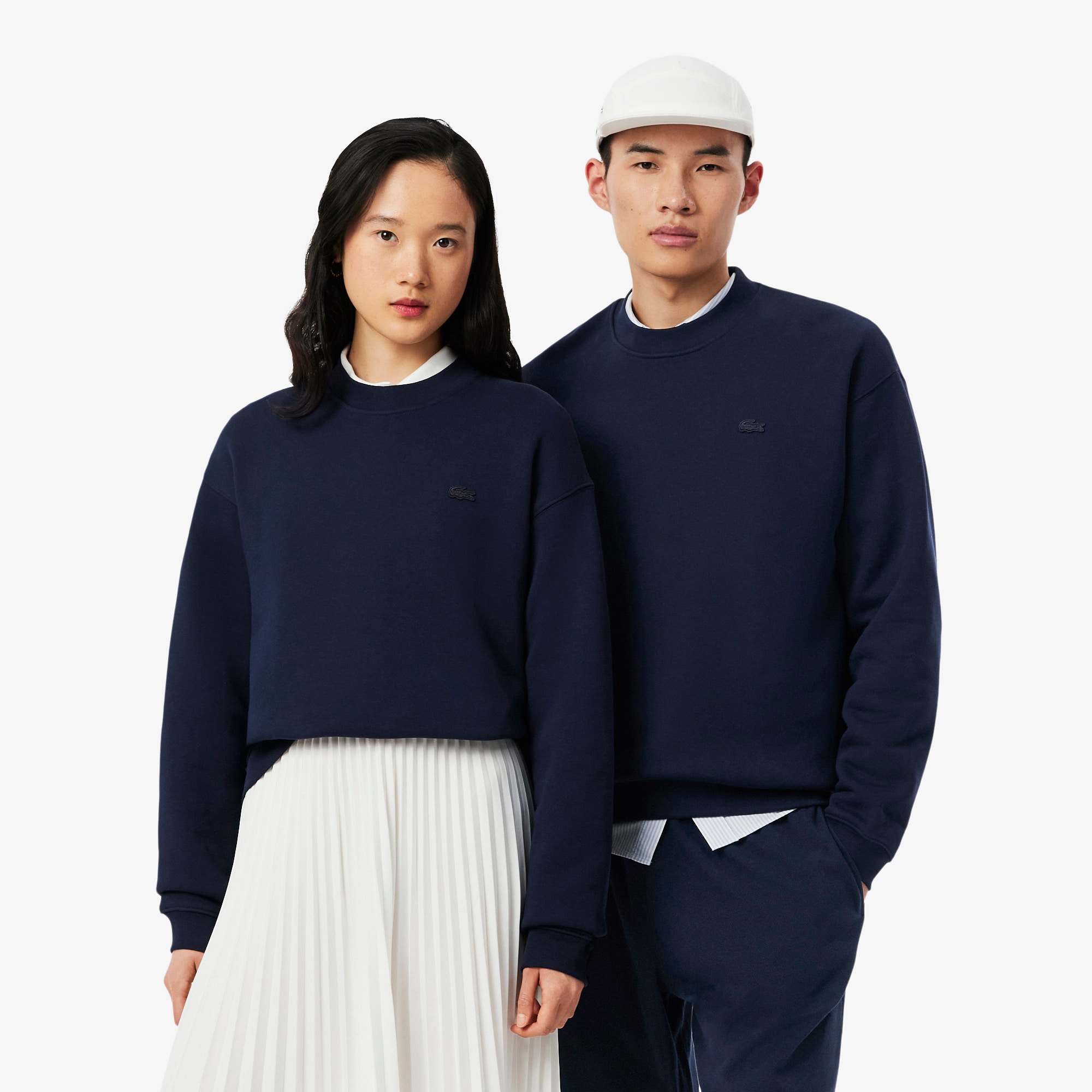 メンズウェア Wedgehog Collage S/S Sweat Shirt - Navy Loose Fit Heavy Fleece Sweatshirt - Men's Sweatshirts - New In