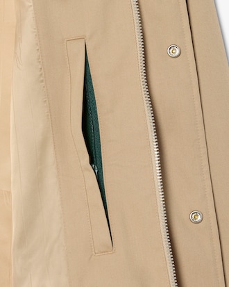 Water-Repellent Twill Harrington Jacket