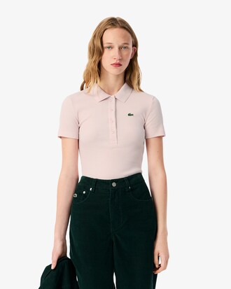 Slim Fit L.12.D Ribbed Cotton Polo Shirt