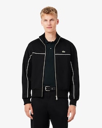 Trim Accent Zipped Sweatshirt