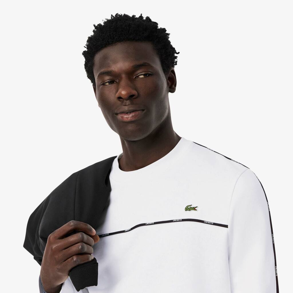 Logo Trim Fleece Sweatshirt - Men's Sweatshirts - New In 2026