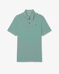 Regular Fit Ultra Dry Striped Golf Polo Shirt
