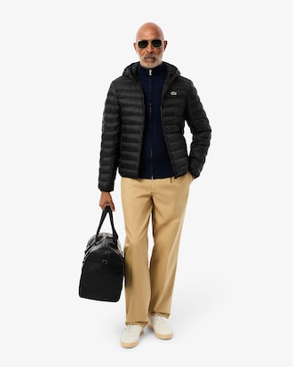 Water-Repellent Quilted Puffed Jacket
