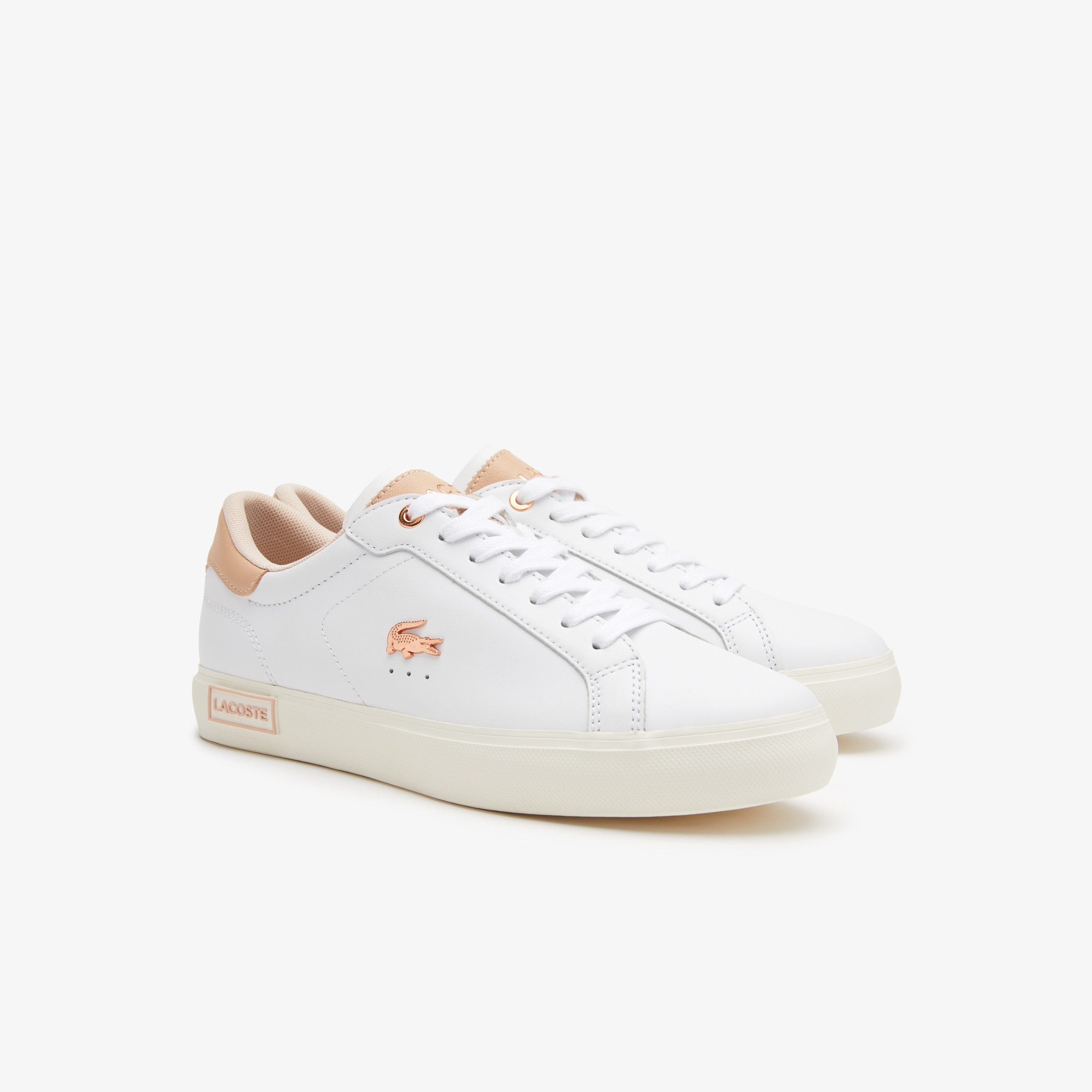 Women's Lacoste Powercourt Leather Trainers Women's trainers New In