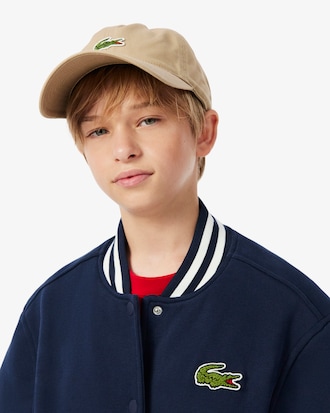 Unisex Embroidered Badge Fleece Bomber Jacket