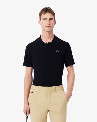 Short Sleeved Polo Collar Golf Sweater