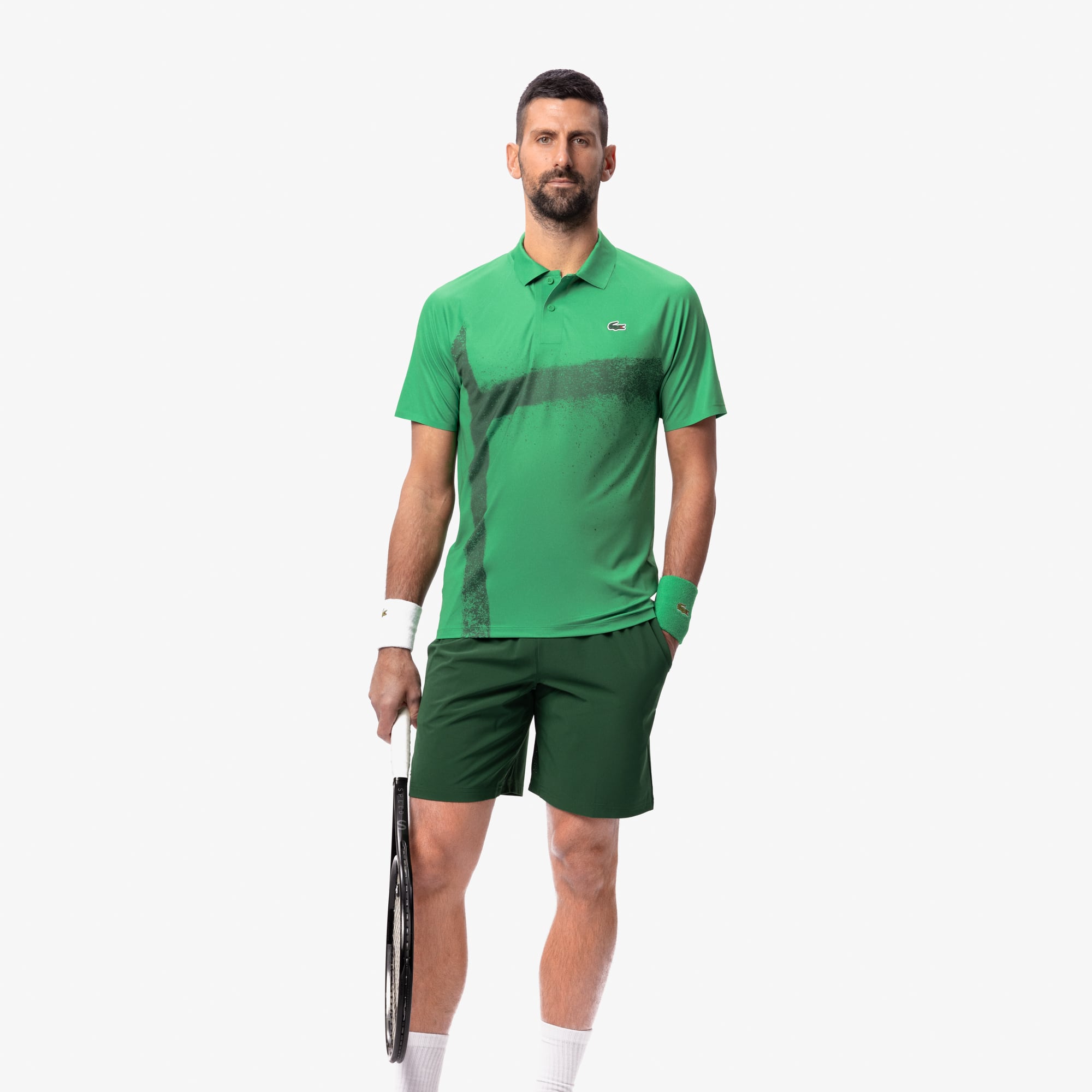 LACOSTE NOVAK DJOKOVIC ポロシャツ Mサイズ Lacoste Tennis x Novak Djokovic On Court Polo Shirt - Men's