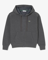 Zipped Piqu&eacute; Hoodie