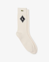 Jacquard Ribbed Socks